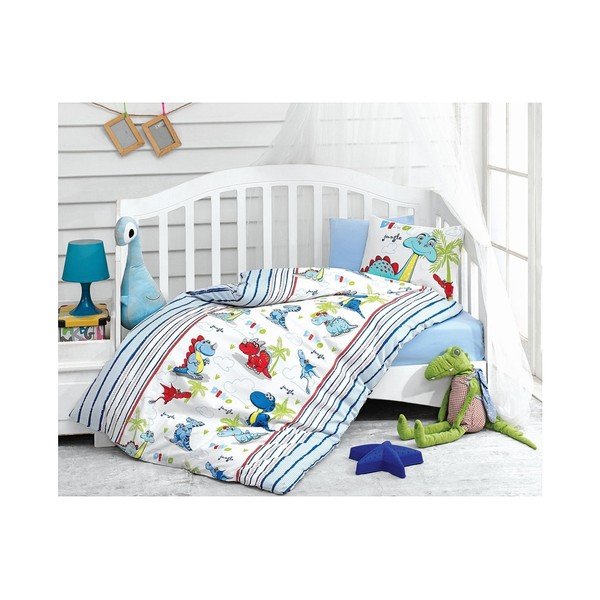 Biancheria da letto per bambini con lenzuolo , 100 x 150 cm Dino - Mijolnir