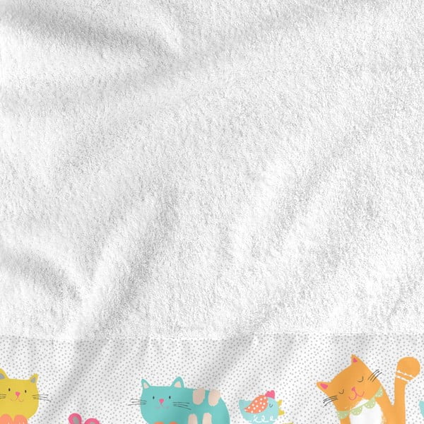 Set di 2 asciugamani in cotone per bambini Cat & Mouse - Moshi Moshi-image-1