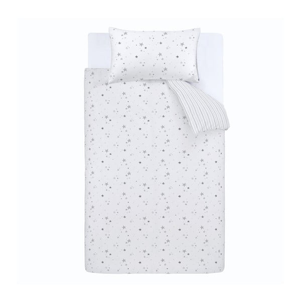 Biancheria da letto in cotone per bambini 200x135 cm Stars - Bianca