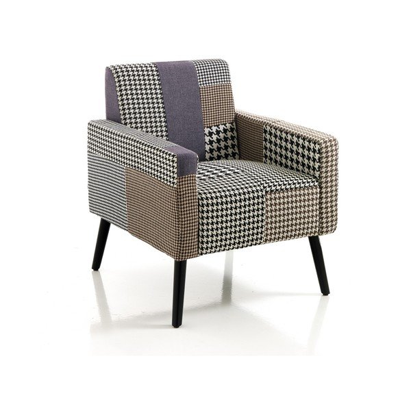 Poltrona Pied de Poule Antonie - Tomasucci