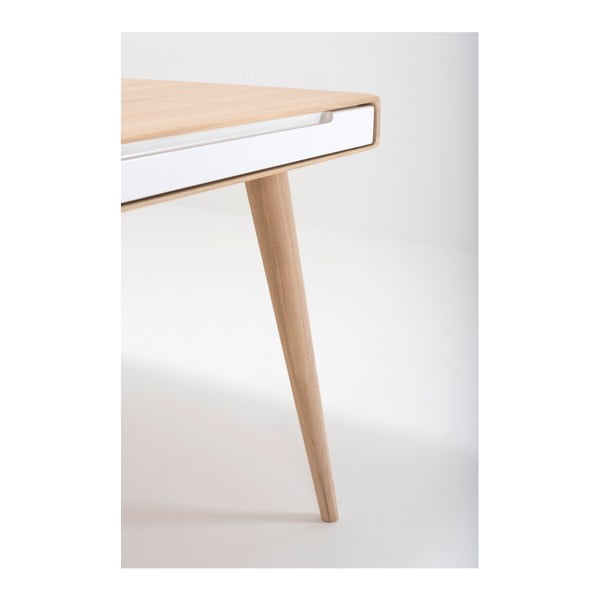 Tavolo da pranzo in rovere Due, 160 x 90 cm Ena - Gazzda-image-2