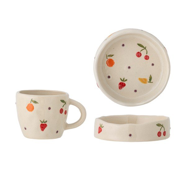 Set da pranzo per bambini in gres 2 pz Tatiana – Bloomingville Mini-image-4