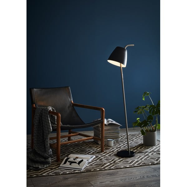 Lampada da terra nera Spin Floor Black, altezza 1,38 m - Markslöjd-image-1