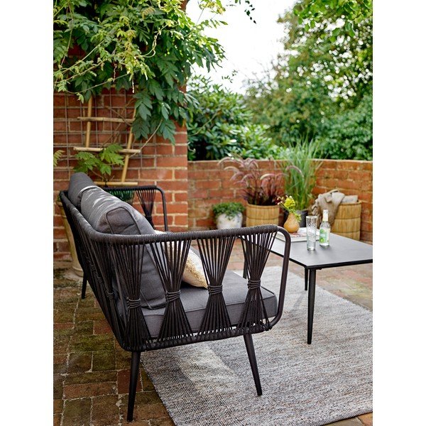 Tappeto da interno/esterno grigio 140x200 cm Peretti – Bloomingville-image-1