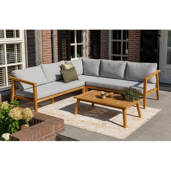 Set da giardino in legno di teak Lucca - Exotan-image-1