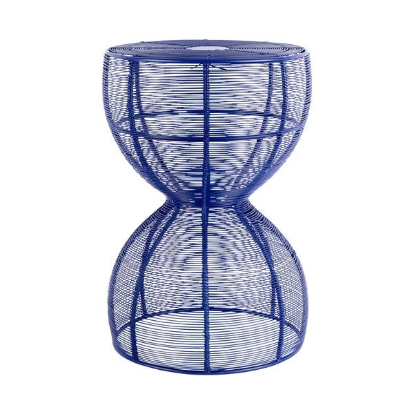 Tavolino rotondo in metallo ø 30 cm Cuerda Doble – Leitmotiv