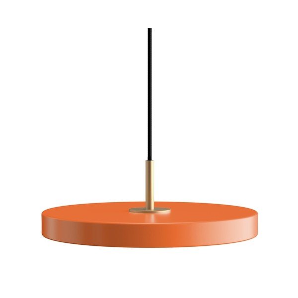 Lampadario LED arancione in metallo con paralume in metallo con intensità regolabile ø 31 cm Asteria Plus – UMAGE