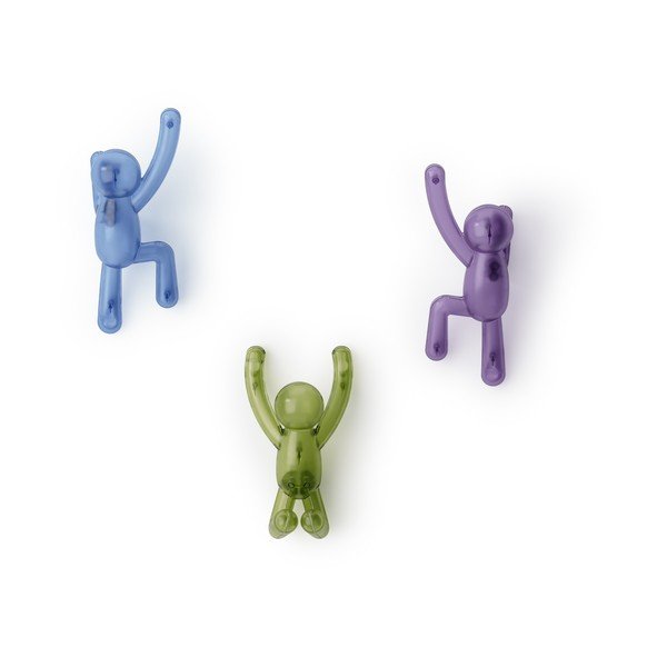 Set di ganci senza foratura in plastica 3 pz Buddy – Umbra