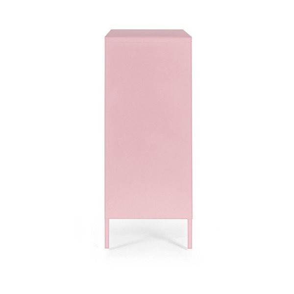 Armadietto rosa chiaro in metallo con chiusura a chiave 80x101,5x40 cm Cambridge – Yes Everyday-image-3