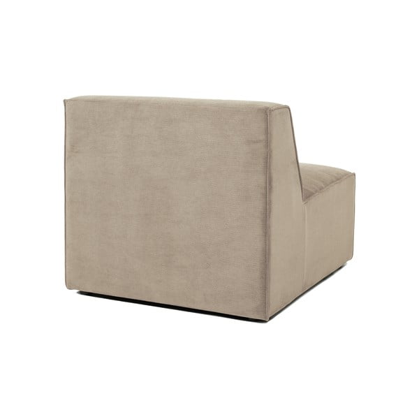 Modulo divano in velluto a coste beige (parte centrale) Sting - Scandic-image-3