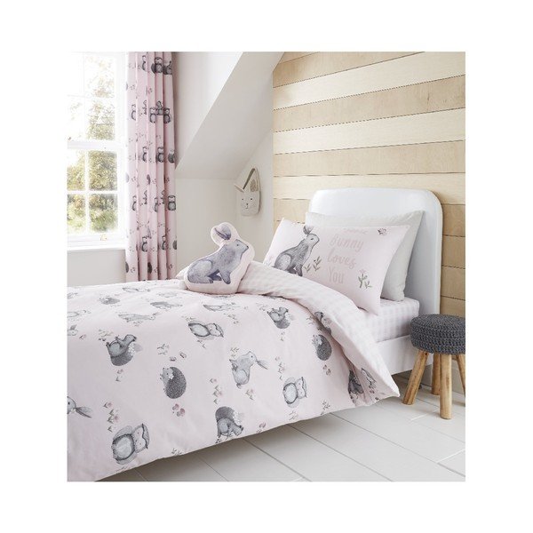 Biancheria da letto per bambini con motivo di animali della foresta , 135 x 200 cm - Catherine Lansfield-image-2