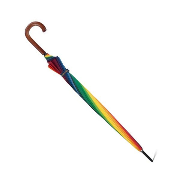 Ombrello colorato arcobaleno, ⌀ 130 cm - Ambiance-image-1