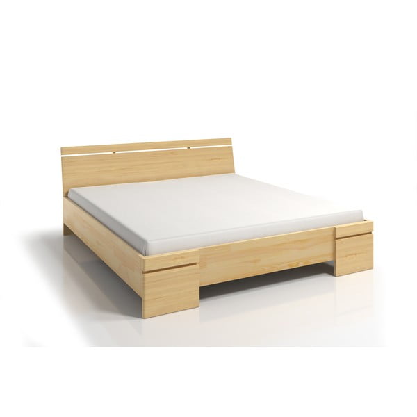 Letto matrimoniale in legno di pino con contenitore SKANDICA Sparta Maxi, 140 x 200 cm - Skandica-image-2