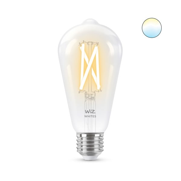 Lampadina smart con filamenti con presa E27, 7 W – WiZ
