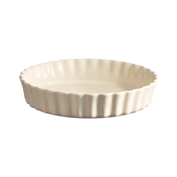 Tortiera in ceramica color crema, ⌀ 28 cm - Emile Henry