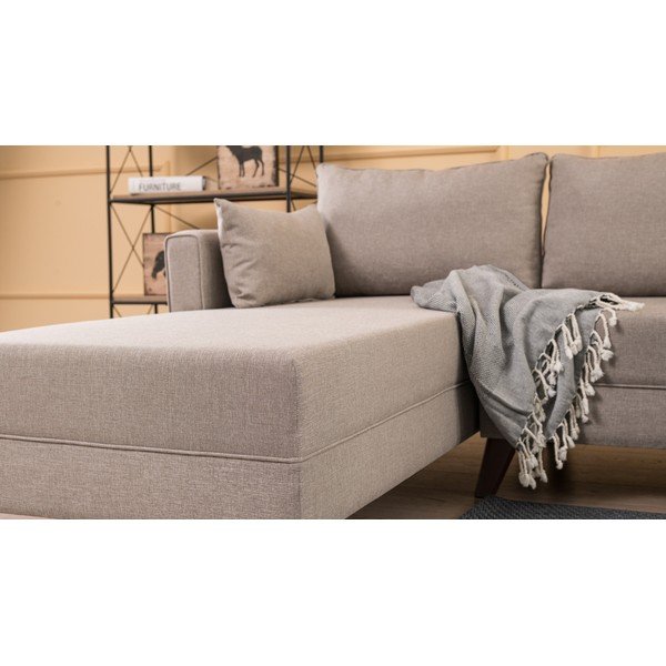 Divano angolare beige (angolo sinistro) Bella - Artie-image-3