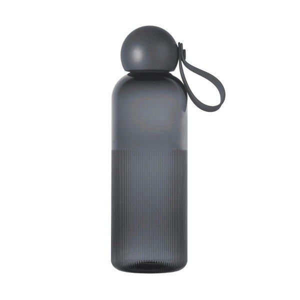 Bottiglia bottiglia da viaggio grigio scuro in plastica riciclata 600 ml Ture – Sagaform