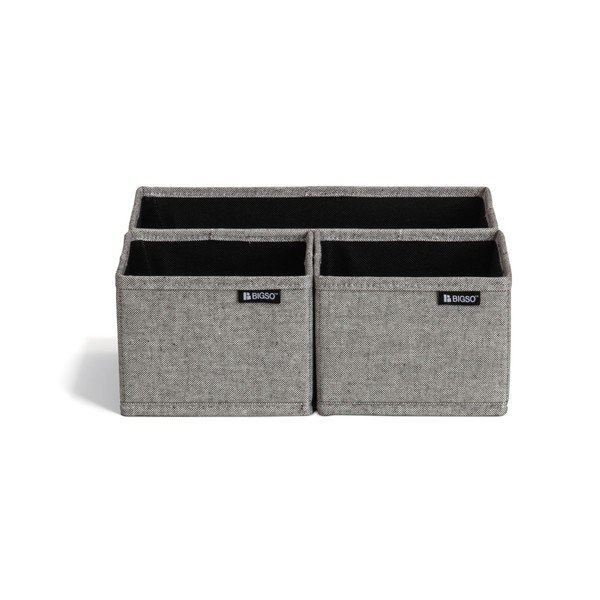 Set di organizer per cassetti in tessuto 3 pz Soft Storage – Bigso