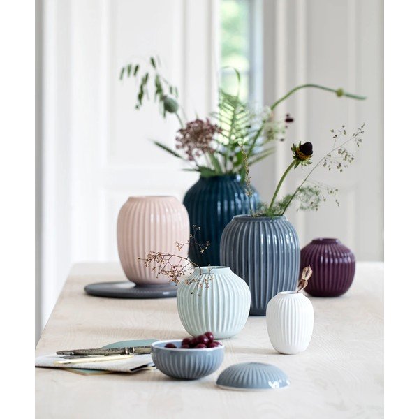 Vaso di ceramica pasquale beige Hammershøi - Kähler Design-image-2