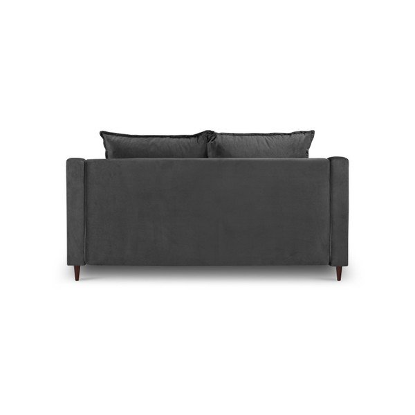 Divano in velluto grigio scuro Freesia, 150 cm - Mazzini Sofas-image-3