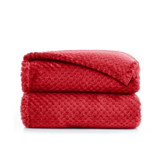 Coperta in microfibra rossa, 220 x 240 cm Henry - DecoKing-image-2