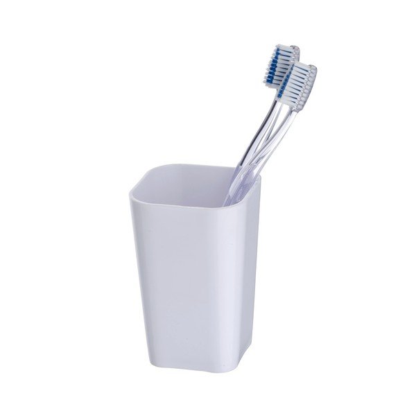 Tazza bianca per spazzolini da denti Candy - Wenko
