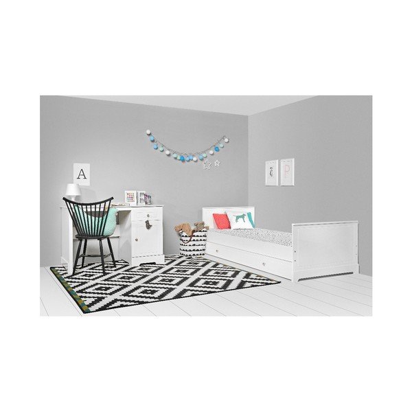 Cassetto bianco sotto il letto , 90 x 200 cm Marylou - BELLAMY-image-4