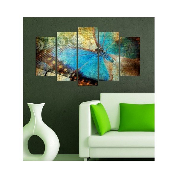 Pittura in più parti Funge, 102 x 60 cm - Insigne-image-1