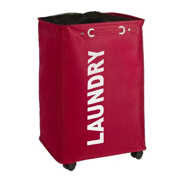 Cesto portabiancheria Quadro rosso, 79,2 l - Wenko