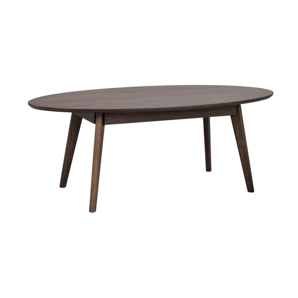 Tavolino marrone scuro in rovere 65x130 cm Yumi - Rowico-image-2