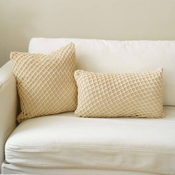 Federa decorativa in cotone 30x50 cm Net – Mioli Decor-image-1