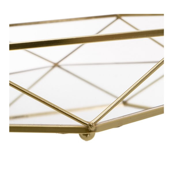 Vassoi decorativi in metallo in set di 2 pezzi ø 25 cm - Casa Selección-image-2