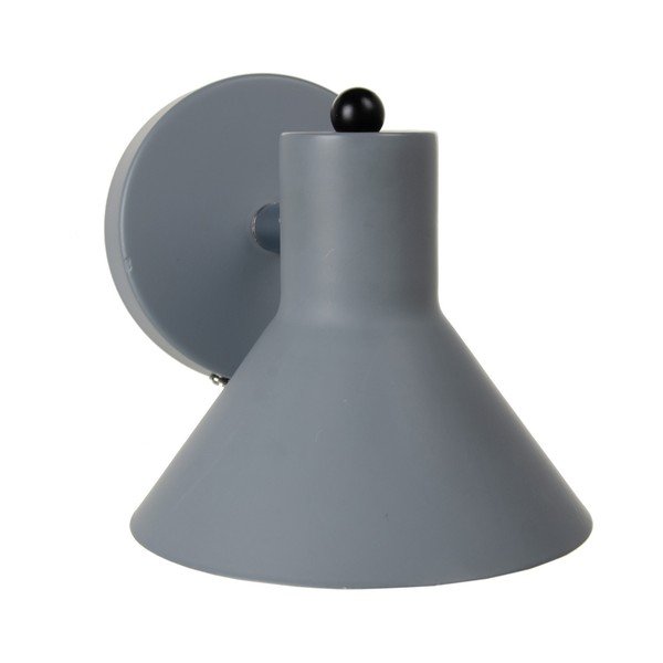 Lampada da parete grigia Simplico - Ixia-image-1