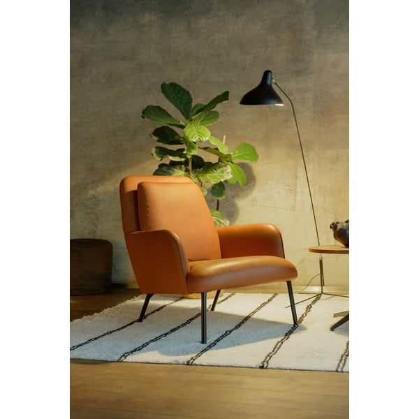 Poltrona marrone cognac Oliver – Sits-image-1