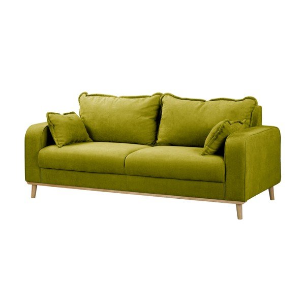 Divano verde 193 cm Beata - Ropez-image-2