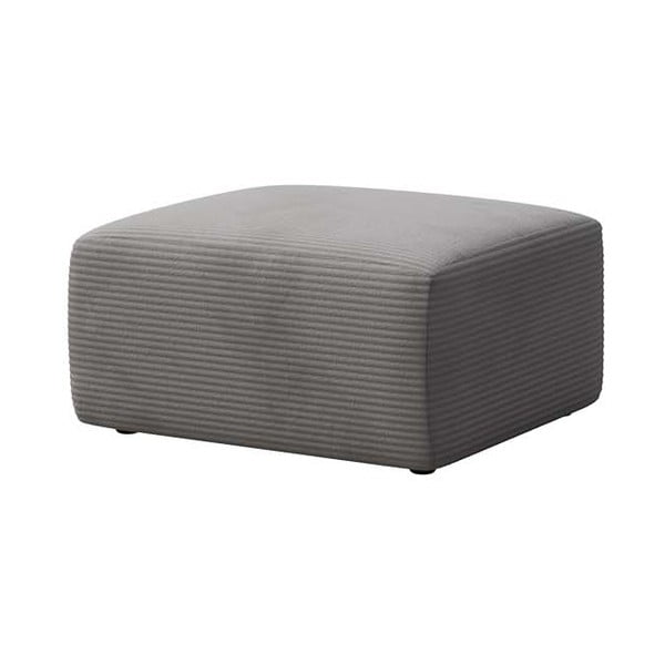 Sgabello in velluto a coste grigio Fluvio - MESONICA-image-2