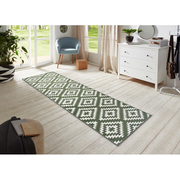 Tappeto verde 200x80 cm Nordic - Hanse Home-image-1