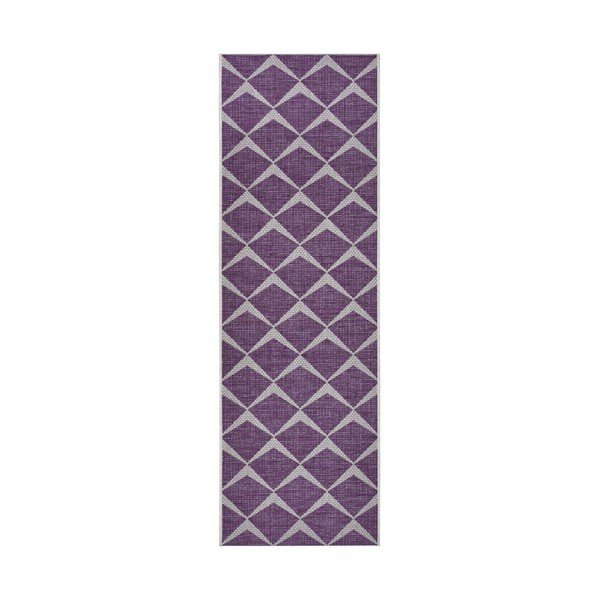Runner per esterni viola e beige , 70 x 300 cm Escala - NORTHRUGS