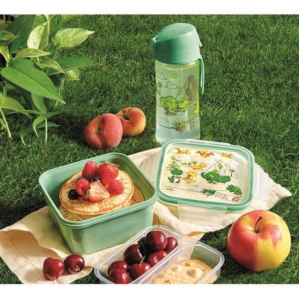 Bottiglia per bambini verde in tritolo 500 ml Dinosaur – Snips-image-1