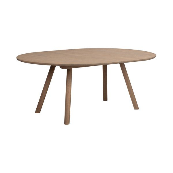 Piano d'appoggio aggiuntivo per tavolo da pranzo in rovere massiccio 140x50 cm Clapperton – Rowico-image-3