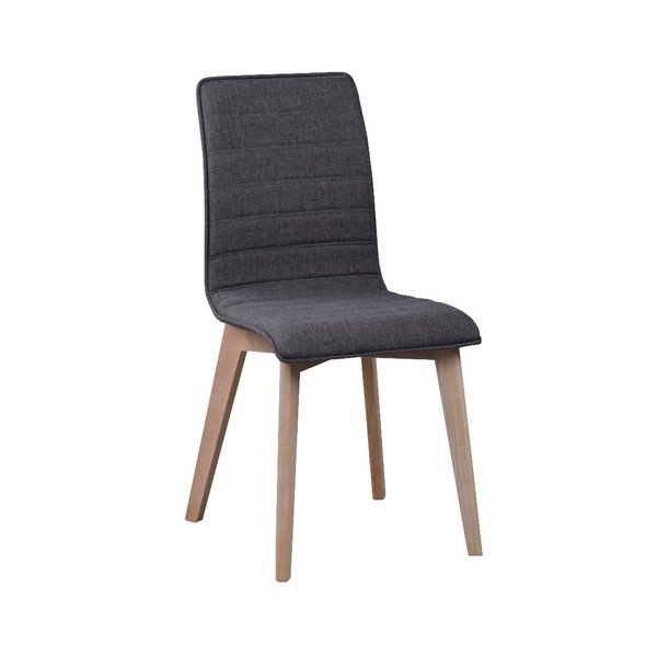 Sedia da pranzo grigio scuro con gambe grigio chiaro Grace - Rowico
