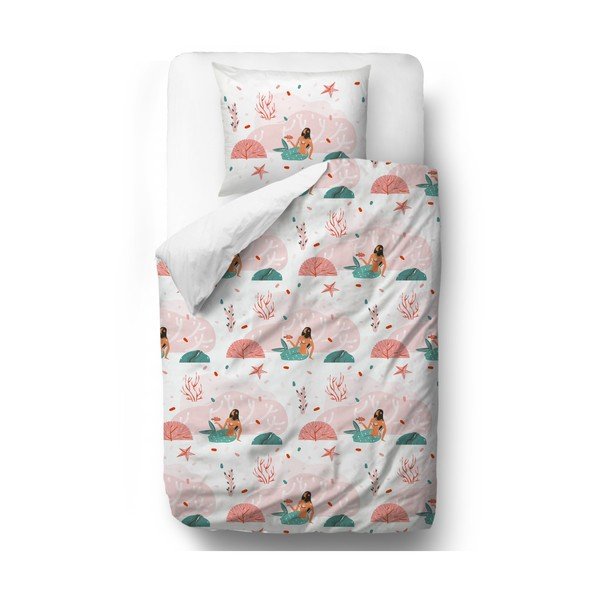 Lino in sateen di cotone Sirene, 200 x 200 cm - Butter Kings
