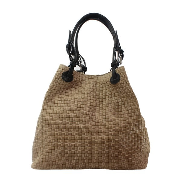 Borsa in pelle beige Tessa - Chicca Borse-image-3