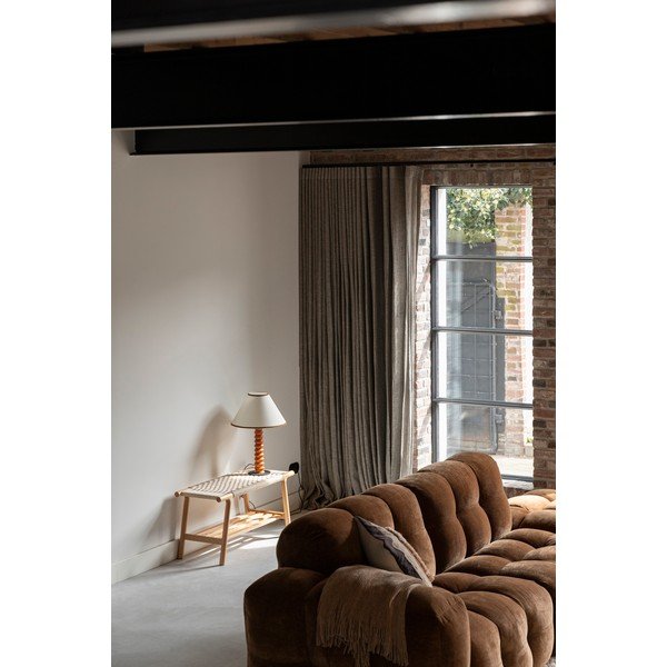 Panchina colore naturale chiaro in legno massiccio Kintaro – Dutchbone-image-3