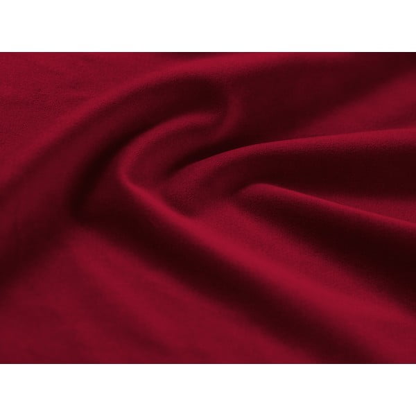 Poggiapiedi rosso con rivestimento in velluto Kyoto – Cosmopolitan Design-image-4