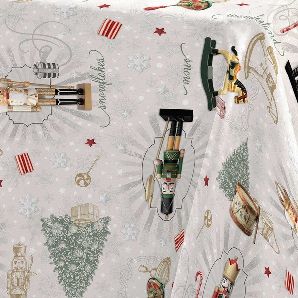 Tovaglia a tema Natale 150x300 cm Leopold – douceur d'intérieur-image-1