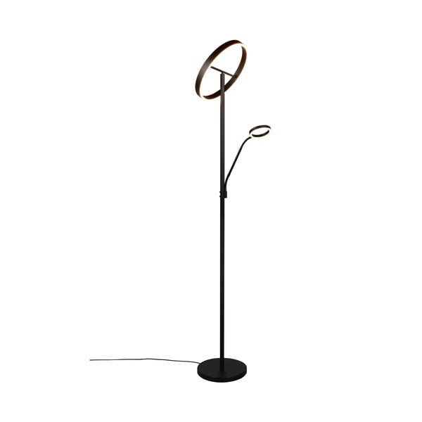 Lampada da terra a LED nera (altezza 180 cm) Willis - Trio-image-3