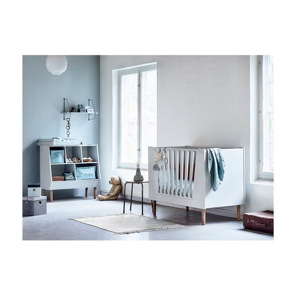 Bílá dětská postýlka Done by Deer, 120 x 60 cm-image-2