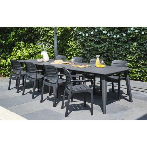 Tavolo da pranzo da giardino 98x313 cm Lima - Keter-image-1