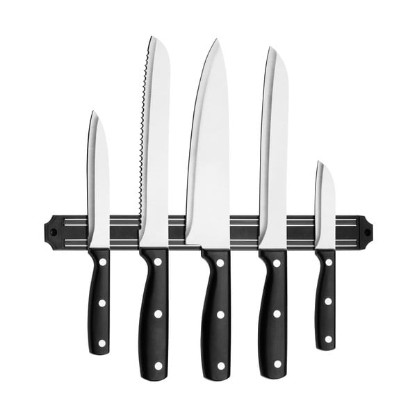 Set di 5 coltelli e supporto magnetico Magnetic - Premier Housewares